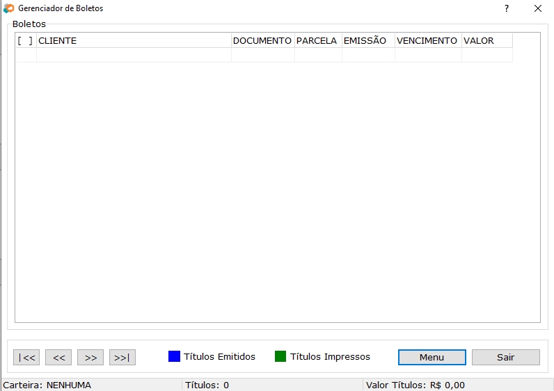 Gerenciador de Boletos