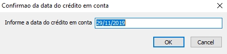 Data de Crédito