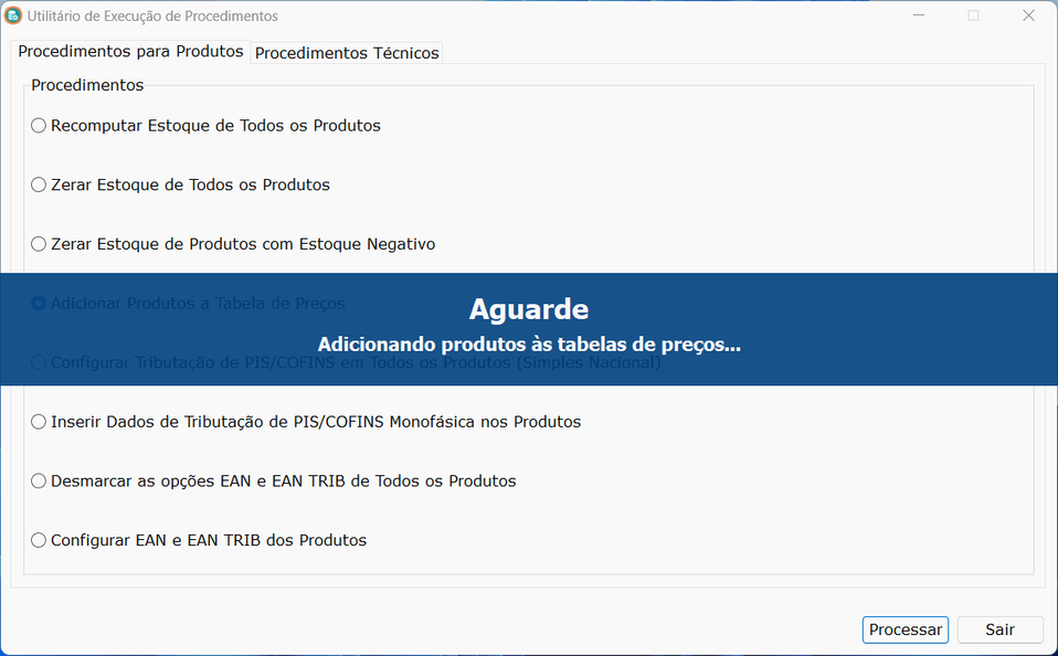 adicionandoprodutosatabela