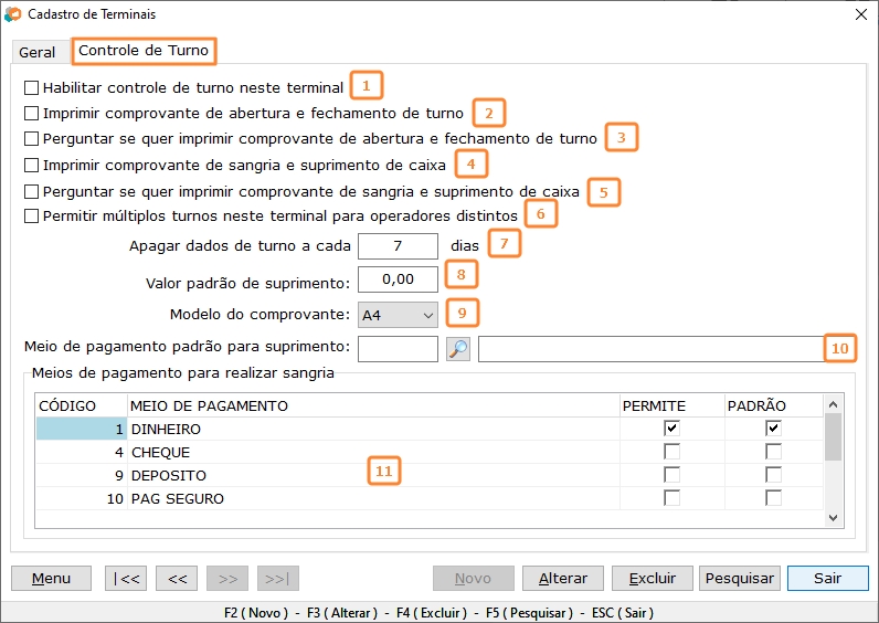 Aba Controle de Turno