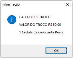 Tela troco