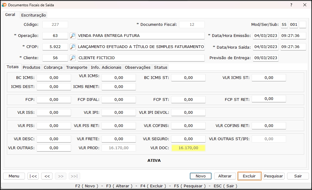 Módulo Entrega Futura