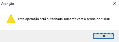 Validação de usuário inválido para autenticar suprimento