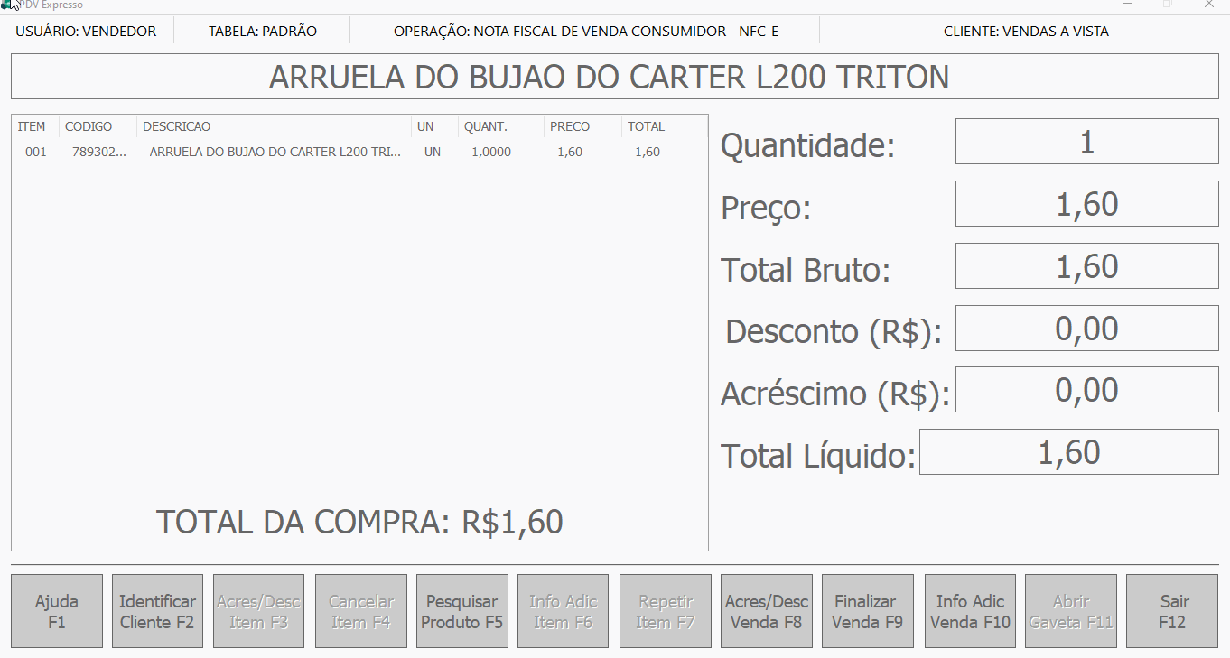 Alterando os Dados do Local de Entrega/Retirada na NFC-e