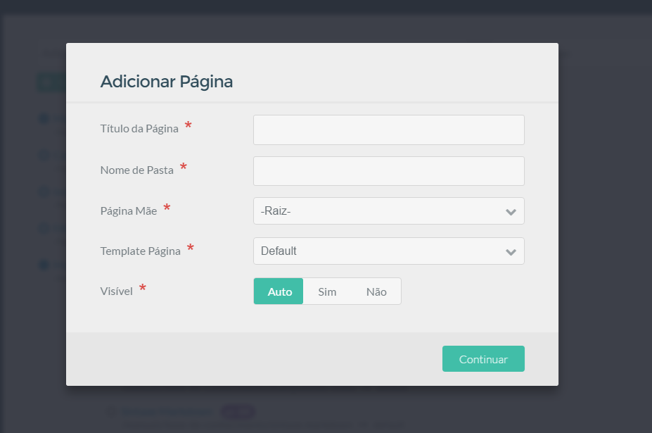 Primeiras Configurações