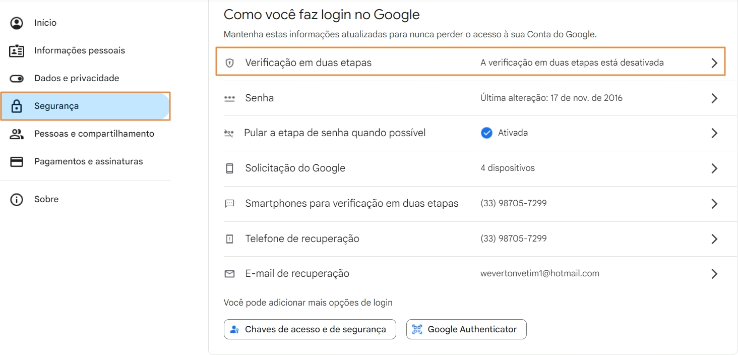 seguranca-ativar-verificacao-duas-etapas