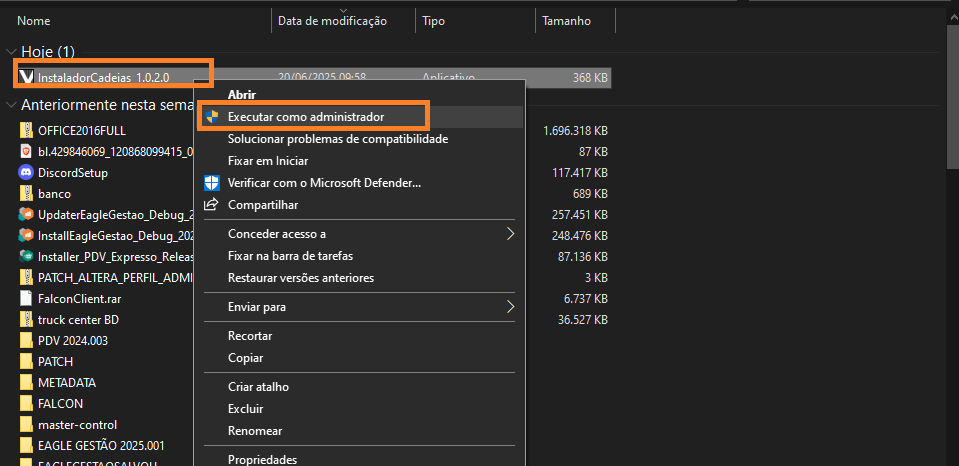 Executar como Administrador